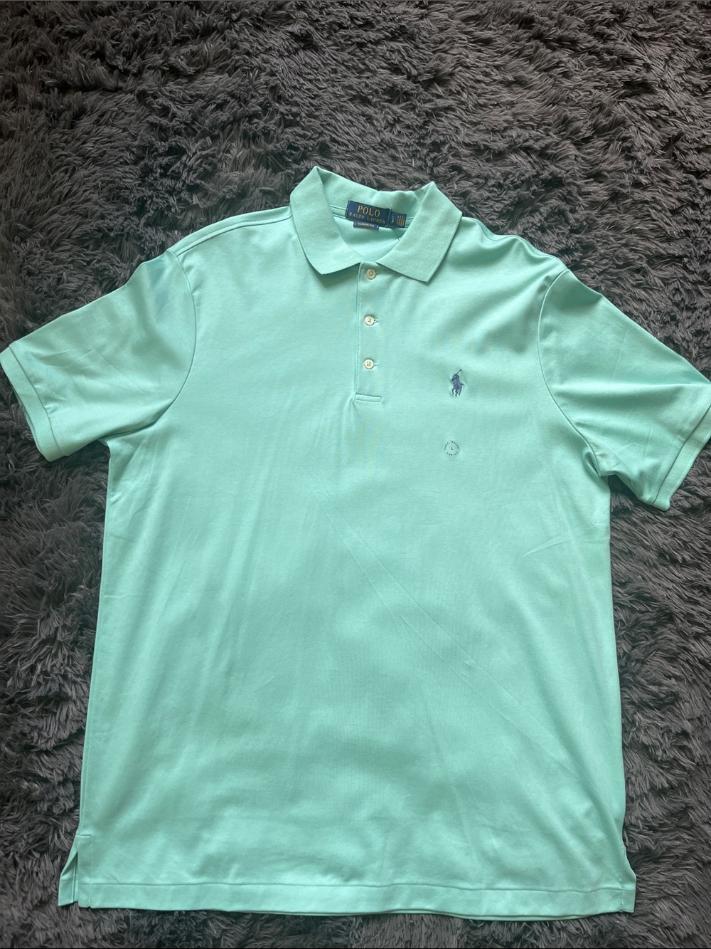 Polo by Ralph Lauren Men’s Mint Green Polo Shirt